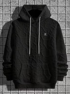 Sprika Men’s Geometric Hooded Sweatshirt